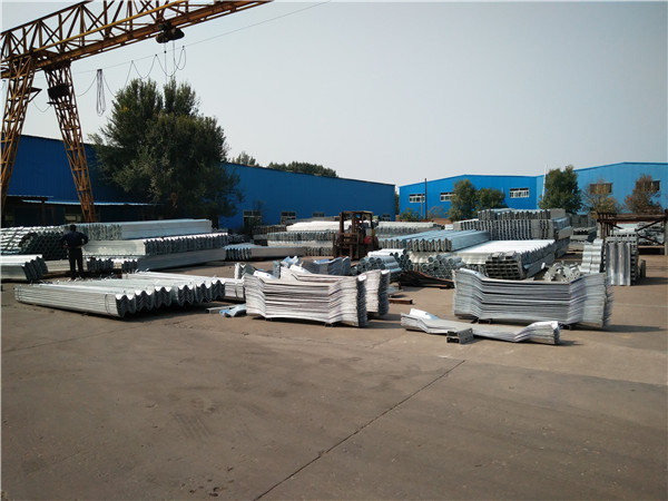 Galvanized barrier beam